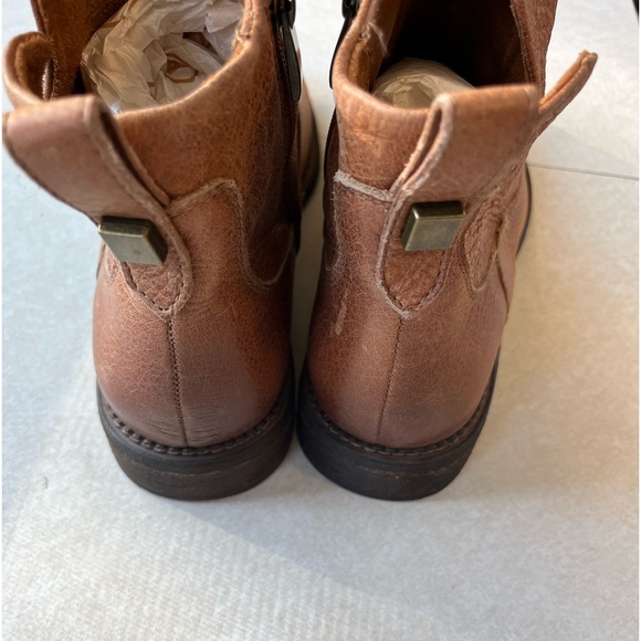 Franco Sarto Tan Leather Halford Booties Sz. 9 - Picture 5 of 8